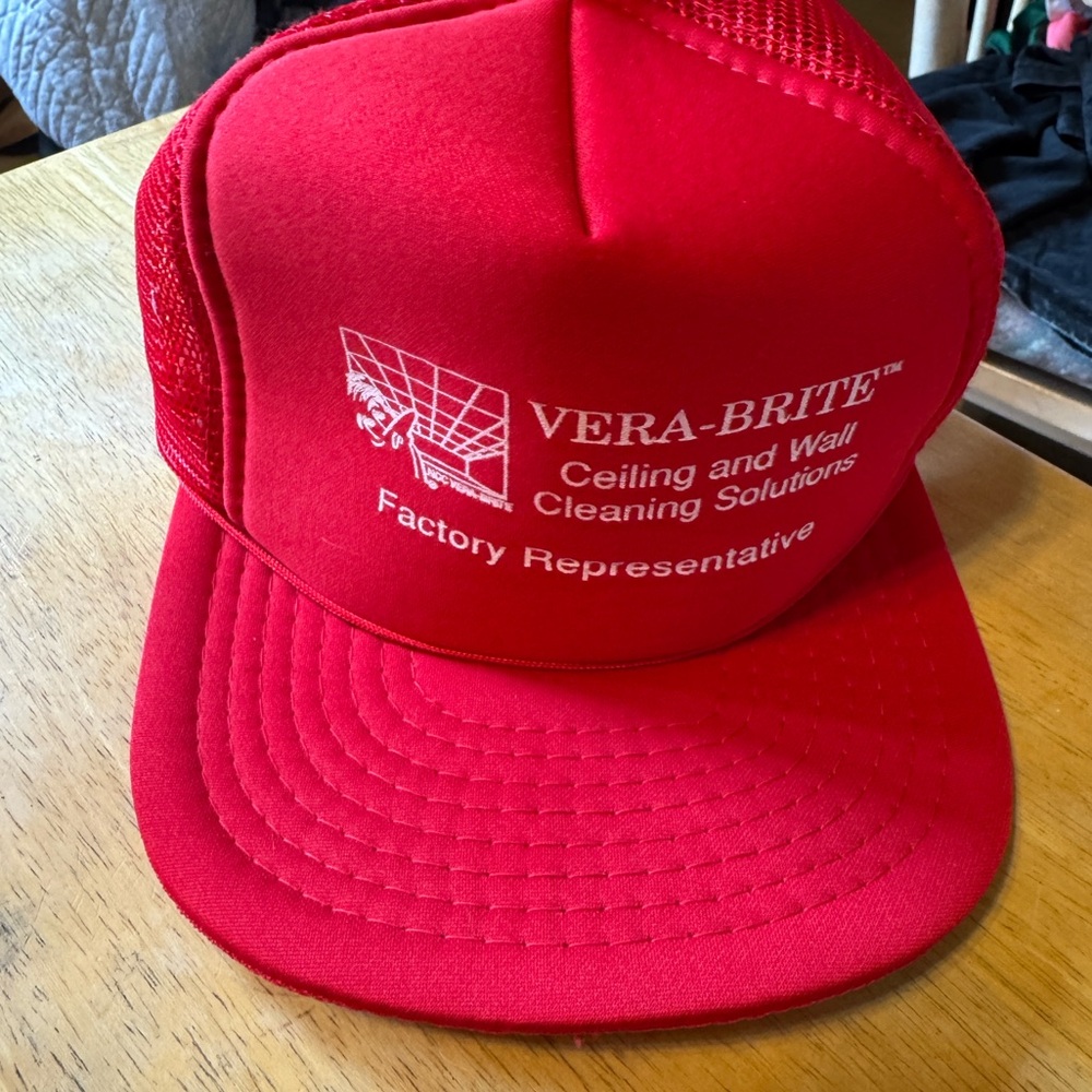 Vintage Men’s Red SnapBack Hat